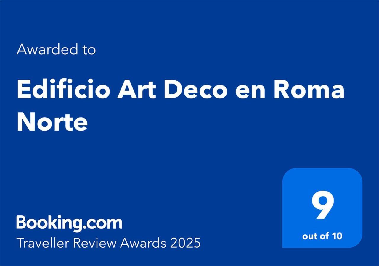 מקסיקו סיטי Edificio Art Deco En Roma Norte מראה חיצוני תמונה